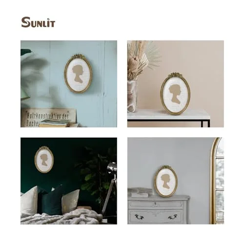 Oval Vintage Picture Frame 5x7, Bronze (4KVG), photo 4