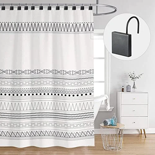 Square Shower Curtain Hooks, photo 5