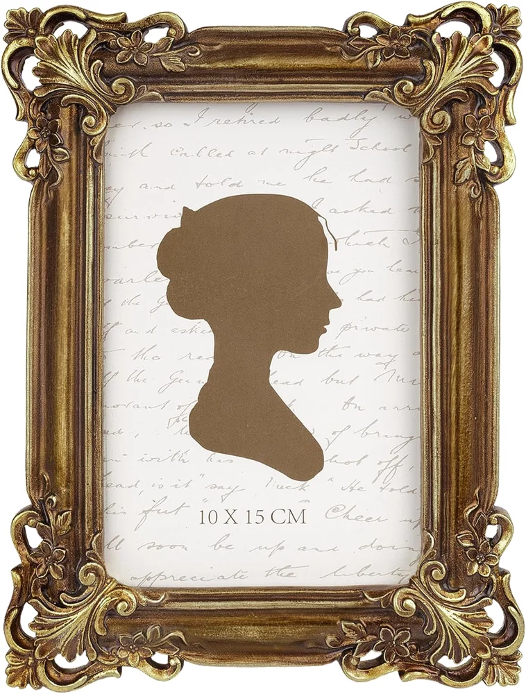 Vintage Picture Frame 4x6, Bronze (VMR6)