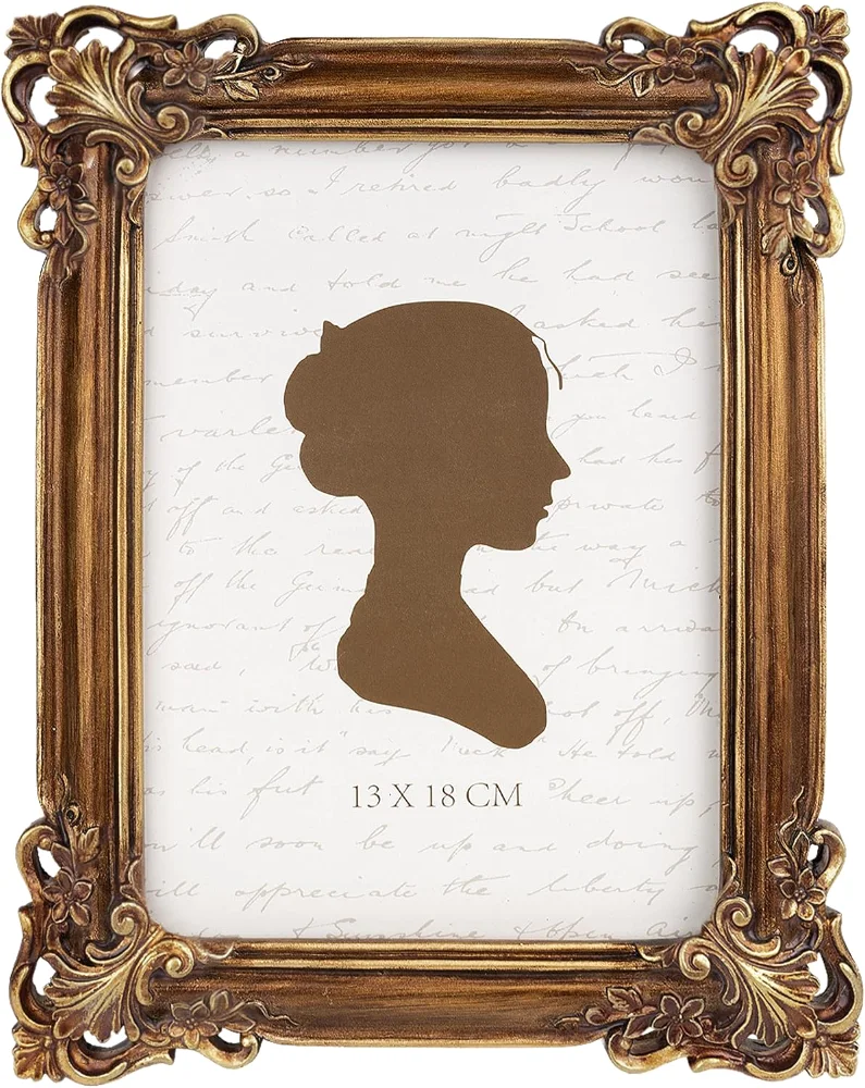 Vintage Picture Frame 5x7, Bronze (XD9L)
