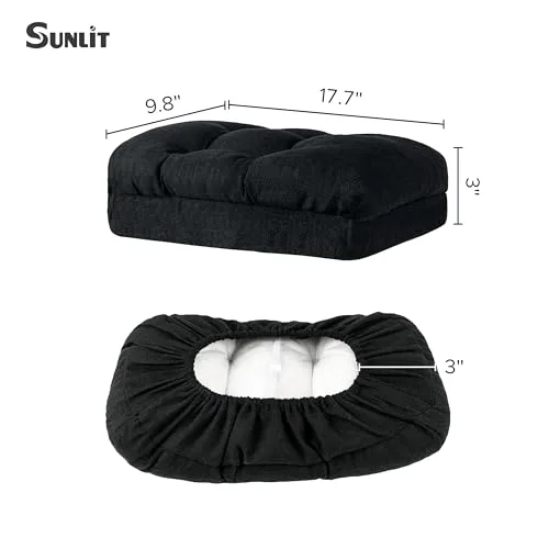 Bar Stool Covers, Black - Rectangle, 9.8×17.7, photo 5