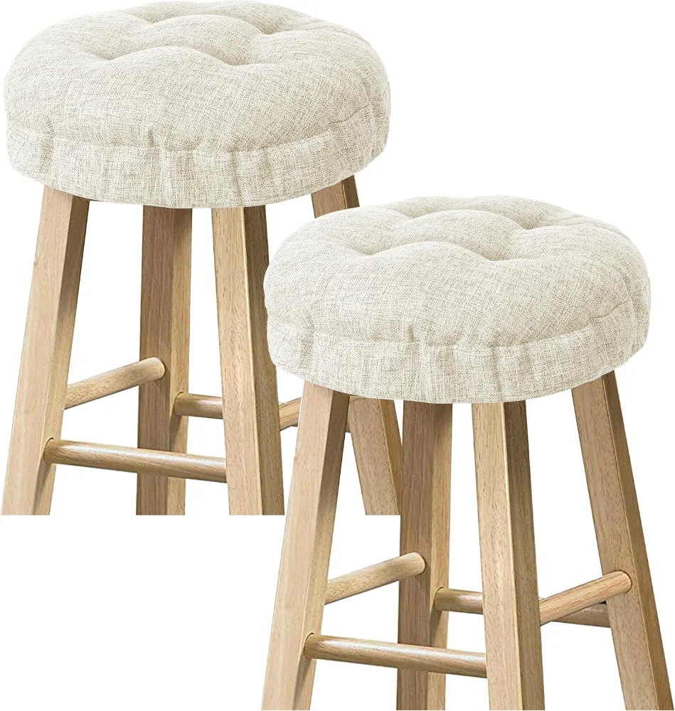 Bar Stool Covers, Beige, 12×12