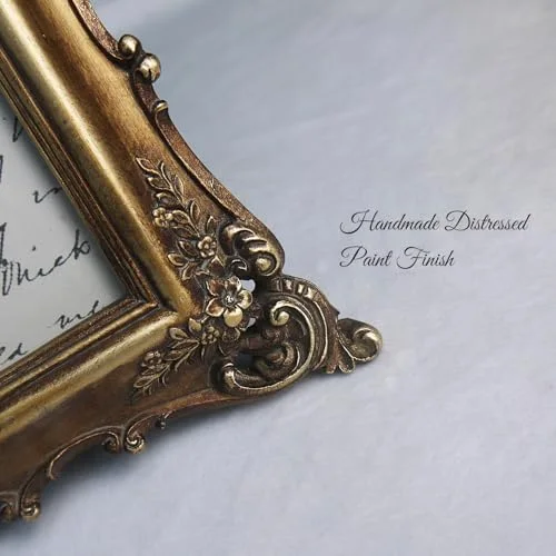 Vintage Picture Frame 8x10, Bronze Gold, photo 5