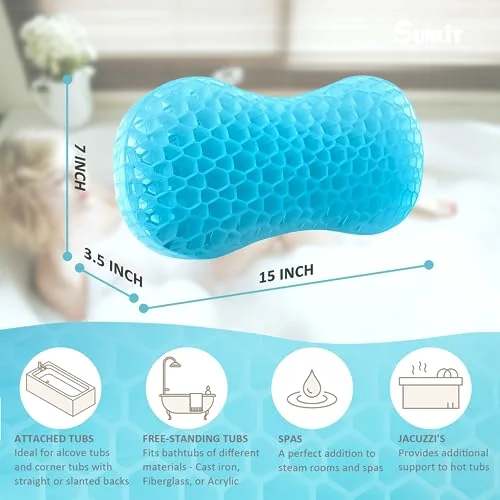 Bath Jello Mini Gel Bath Pillows, photo 3
