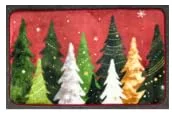 Christmas Bathroom Rug, 16×24