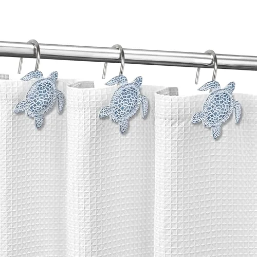 Sea Turtles Decorative Shower Curtain Hooks, photo 4