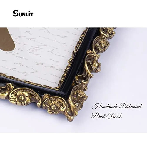 Vintage Picture Frame 8x10, Gold and Black, photo 5