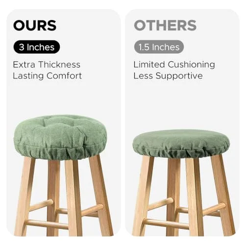 Bar Stool Covers, Sage Green, 14×14, photo 4