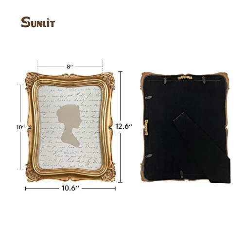 Vintage Picture Frame 8x10, Gold (WCF4), photo 2