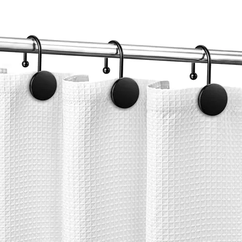 Black Shower Curtain Hooks, photo 4
