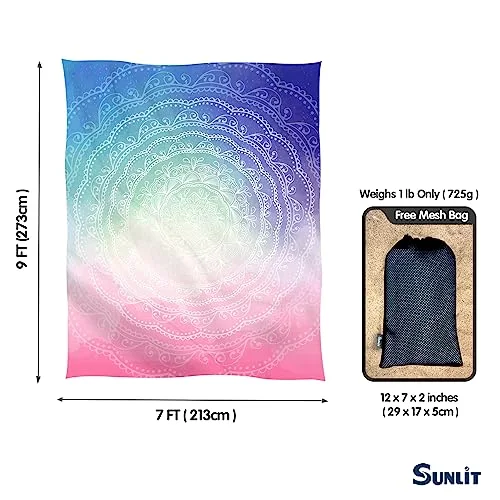 Large Boho Sand Proof Beach Blanket, photo 2