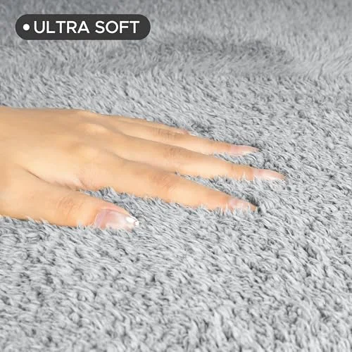 Square Bathroom Rug, Grey, photo 5