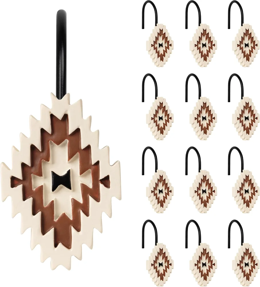 Decorative Western Shower Curtain Hooks