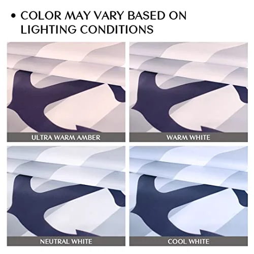 Nautical Fabric Shower Curtain, photo 3