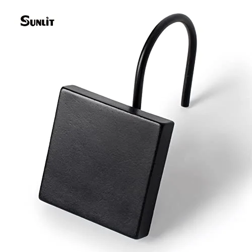 Square Shower Curtain Hooks, photo 2