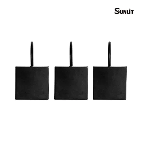 Square Shower Curtain Hooks, photo 3