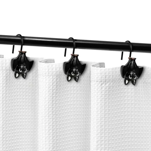 Upside Down Bat Shower Curtain Hooks, photo 3
