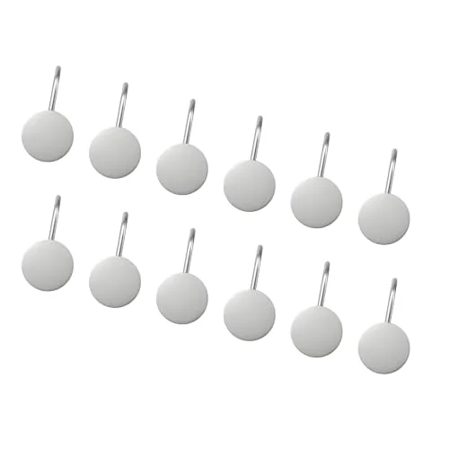 Nickel Shower Curtain Hooks, photo 3
