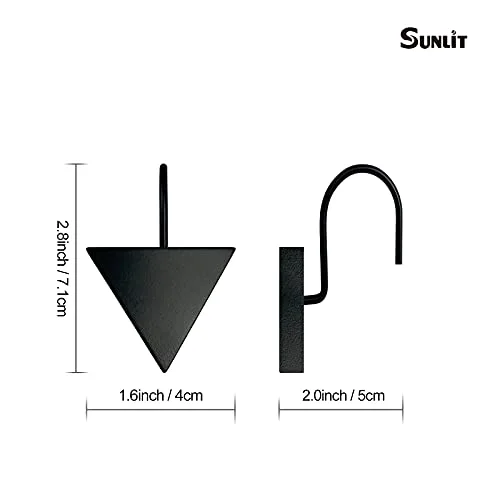 Triangle Shower Curtain Hooks, photo 4