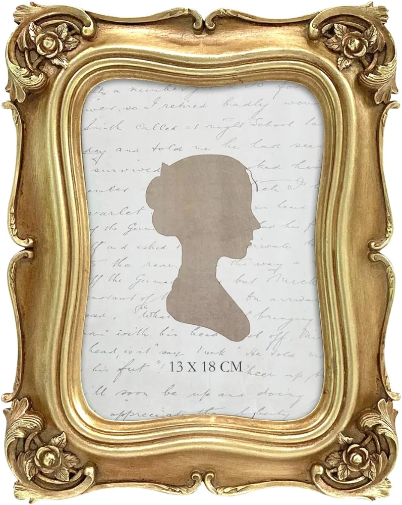 Vintage Picture Frame 5x7, Gold (PZFJ)