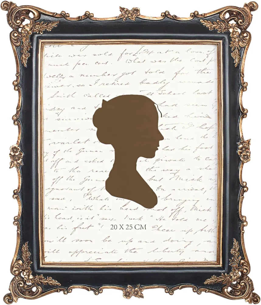 Vintage Picture Frame 8x10, Black