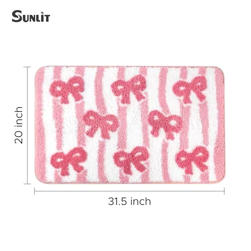 Cute Bow Bathroom Rugs, photo 2