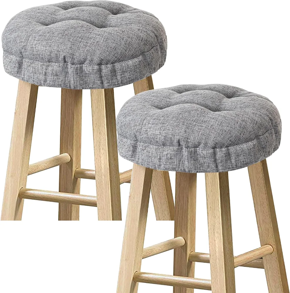 Bar Stool Covers, Grey, 14×14