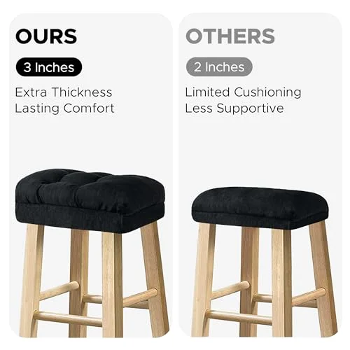 Bar Stool Covers, Black - Rectangle, 9.8×17.7, photo 4