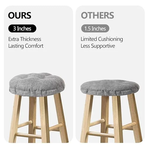 Bar Stool Covers, Grey, 14×14, photo 4