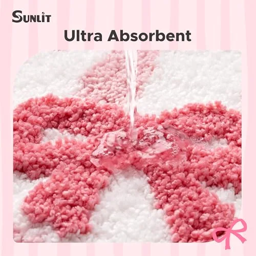 Cute Bow Bathroom Rugs, photo 5