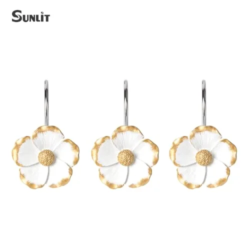 Flower Shower Curtain Hooks, photo 2