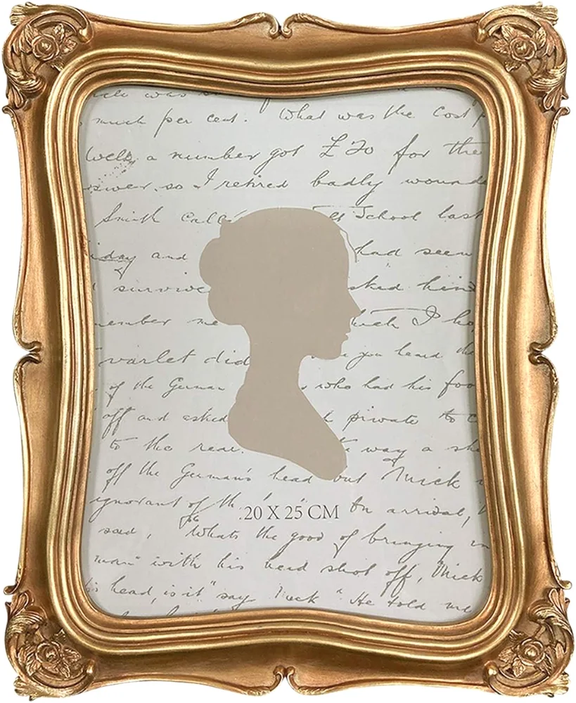 Vintage Picture Frame 8x10, Gold (WCF4)